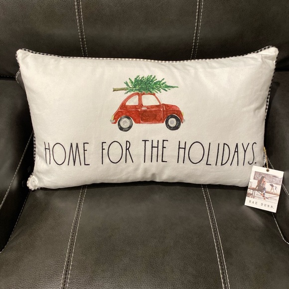 Rae Dunn Other - 🎄Rae Dunn HOME FOR THE HOLIDAYS Accent Pillow